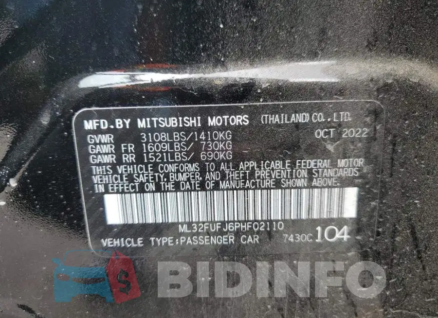 ML32FUFJ6PHF02110 Photo# 13