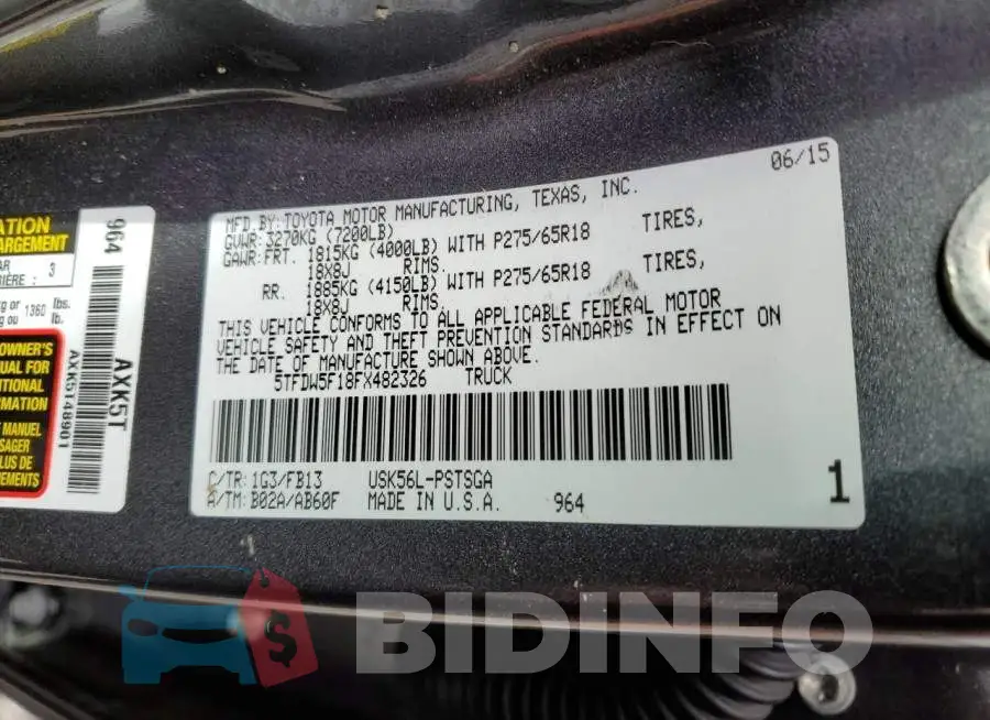 5TFDW5F18FX482326 Photo# 10