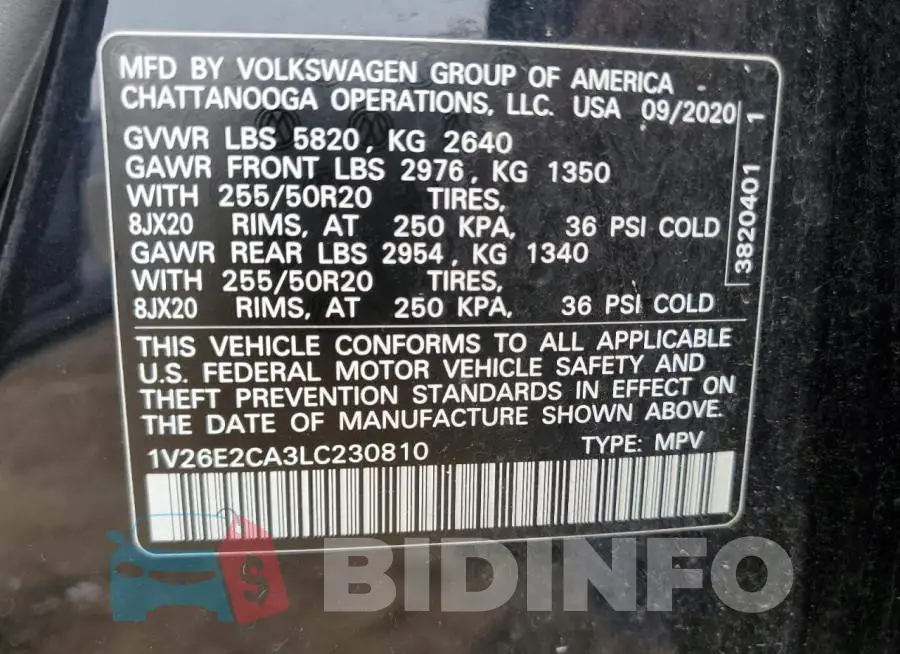 1V26E2CA3LC230810 Photo# 13