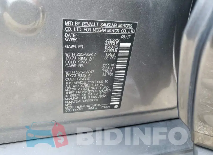 KNMAT2MT8JP509855 Photo# 13
