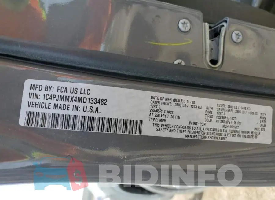 1C4PJMMX4MD133482 Photo# 13
