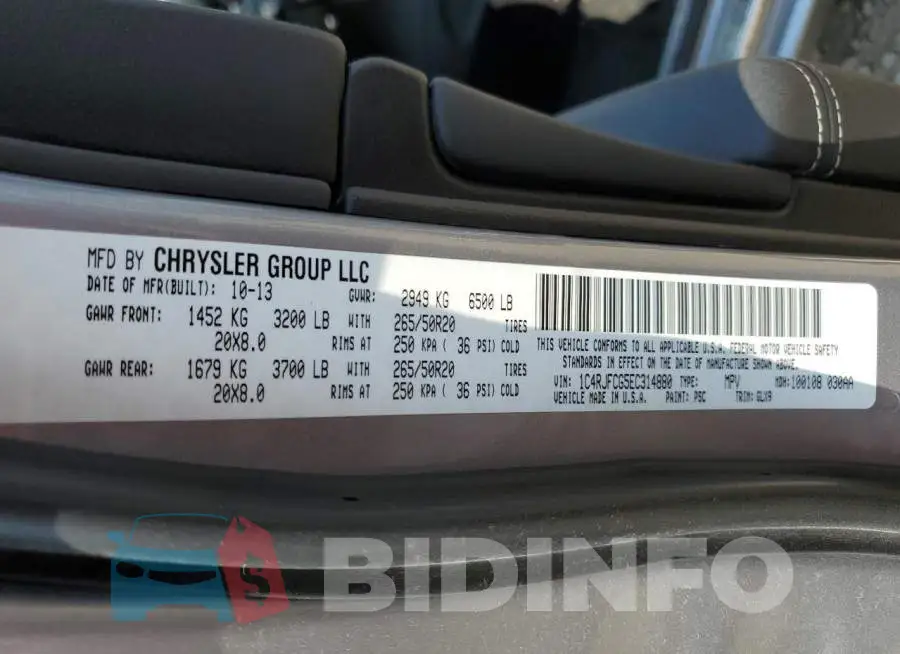 1C4RJFCG5EC314880 Photo# 13