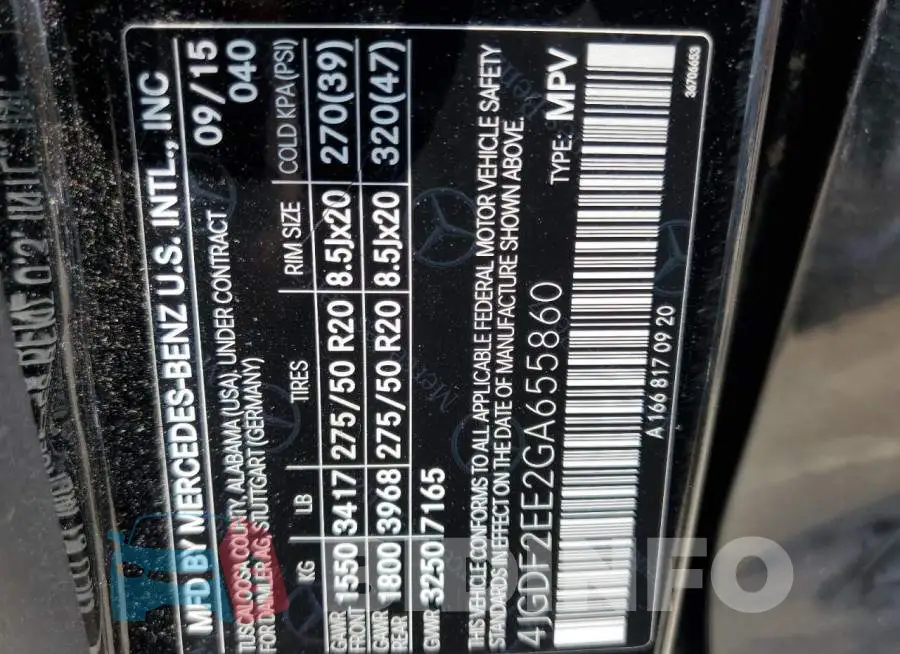 4JGDF2EE2GA655860 Photo# 13
