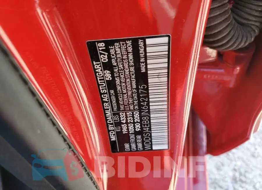 WDDSJ4EB8JN642175 Photo# 12