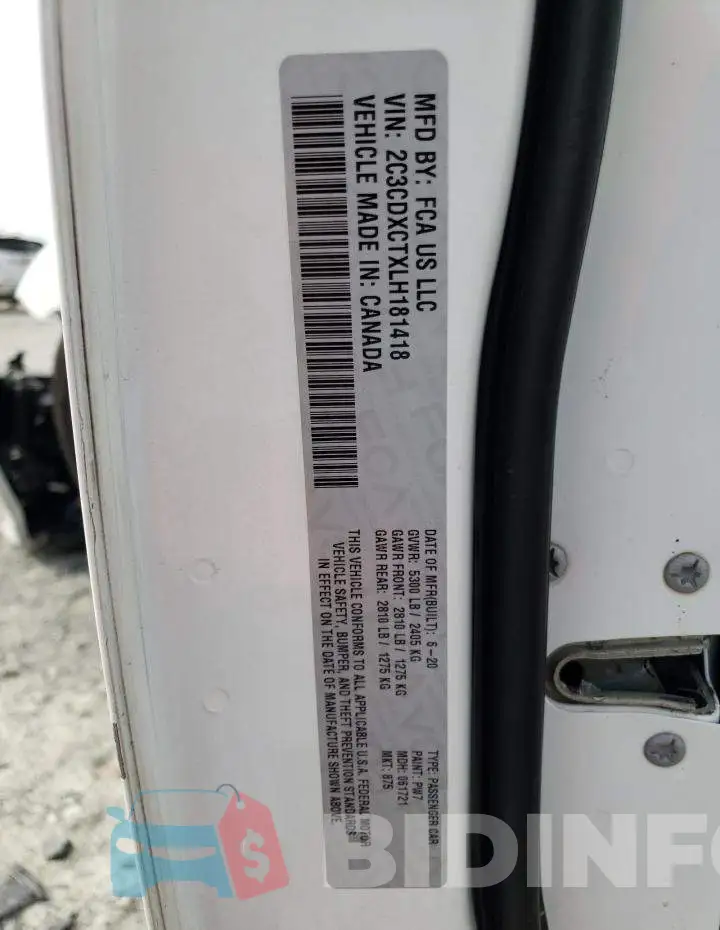 2C3CDXCTXLH181418 Photo# 12
