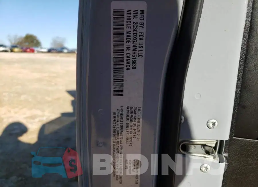 2C3CDXGJ4MH518630 Photo# 13