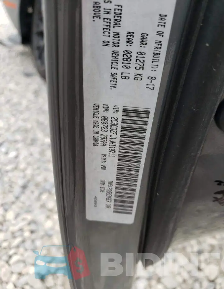 2C3CDZFJ1JH110711 Photo# 12
