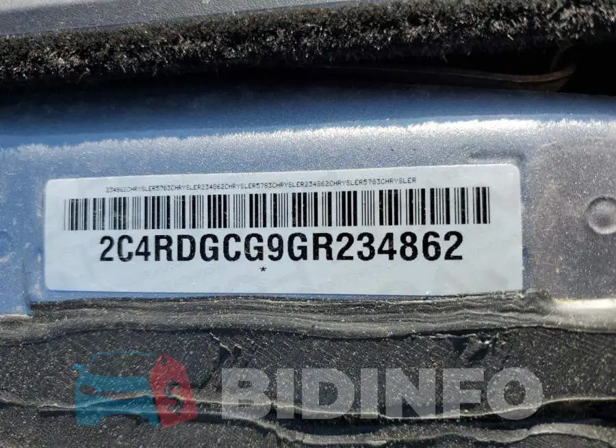 2C4RDGCG9GR234862 Photo# 14