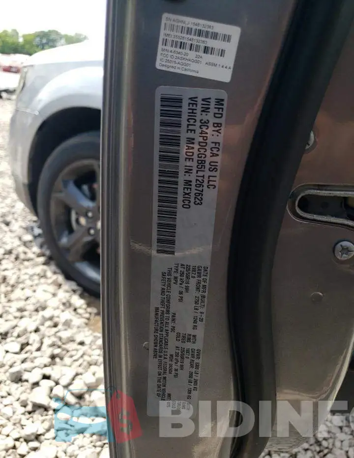 3C4PDCGB5LT267623 Photo# 12