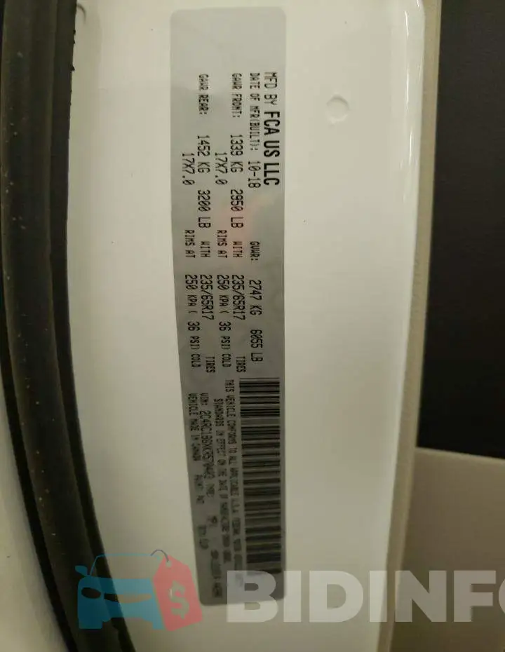 2C4RC1BGXKR570403 Photo# 13
