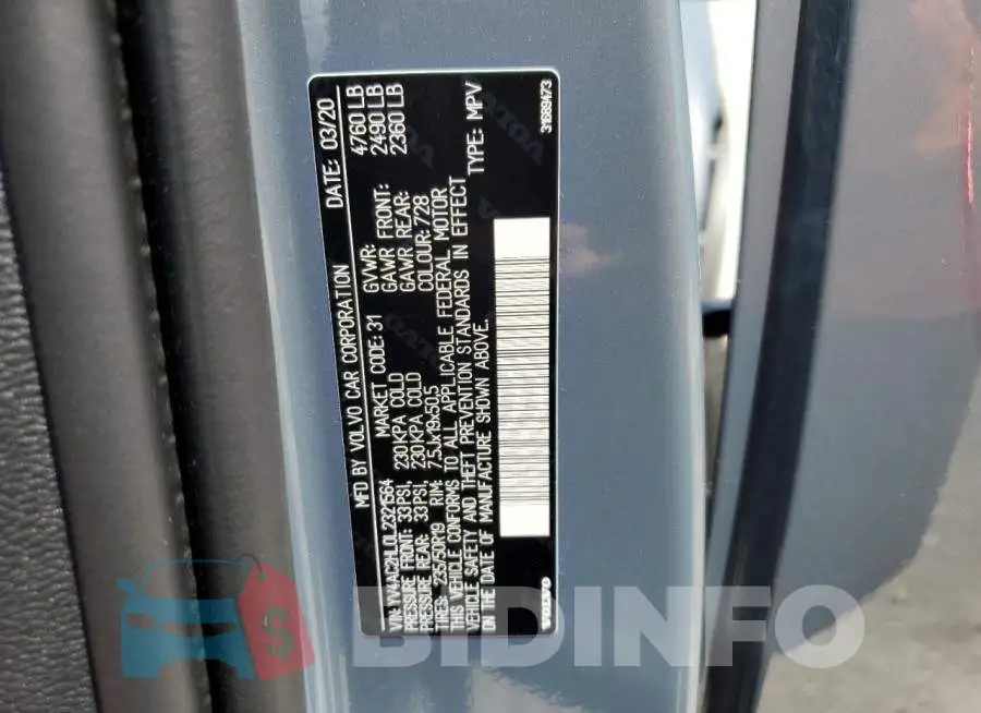 YV4AC2HL0L2321564 Photo# 14