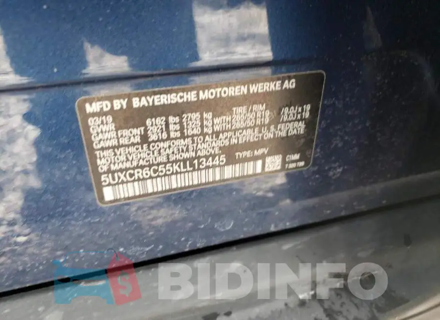 5UXCR6C55KLL13445 Photo# 14