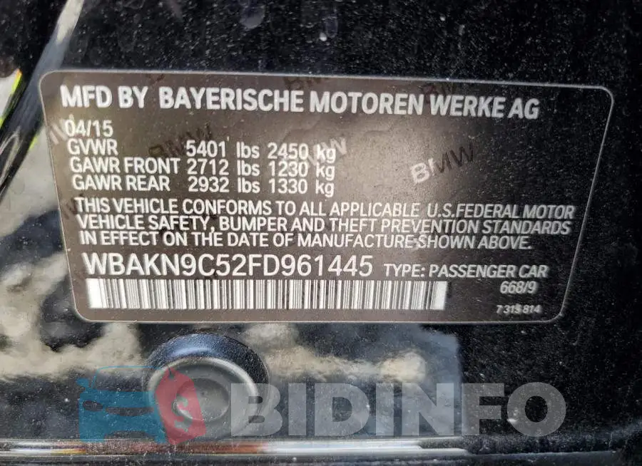 WBAKN9C52FD961445 Photo# 12