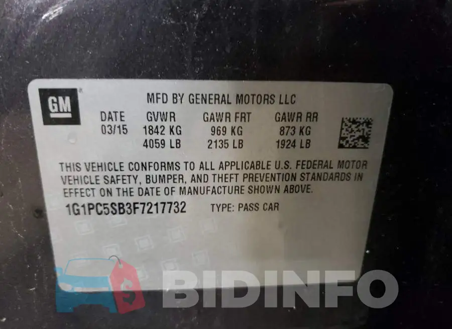 1G1PC5SB3F7217732 Photo# 12