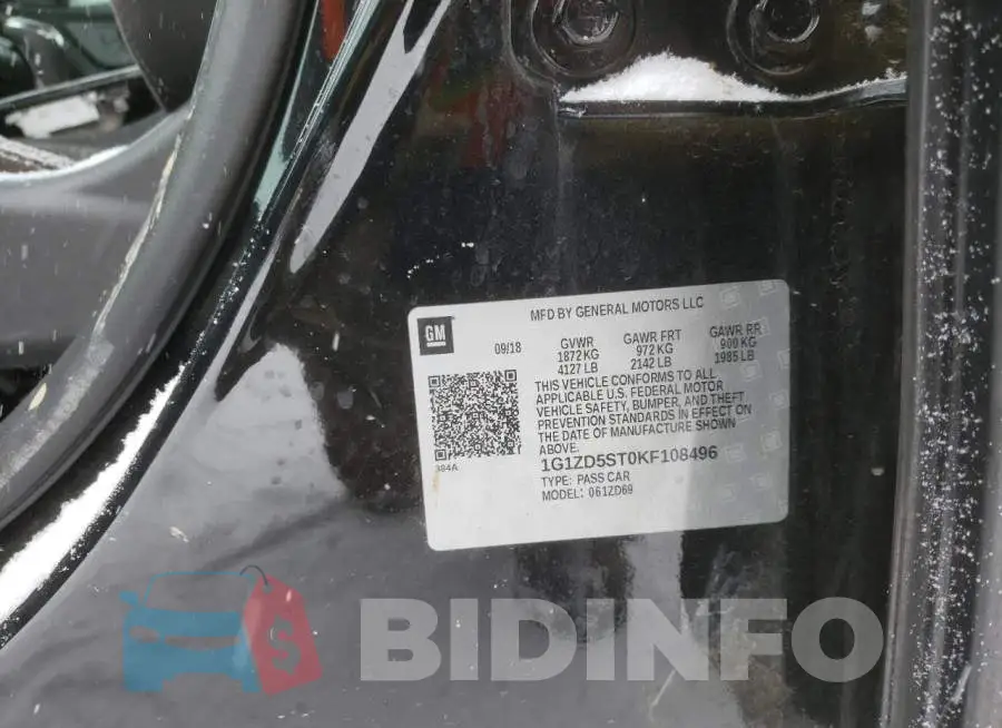 1G1ZD5ST0KF108496 Photo# 12