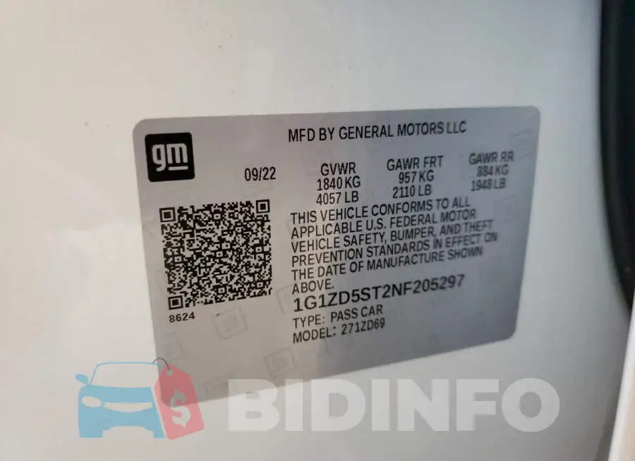 1G1ZD5ST2NF205297 Photo# 12