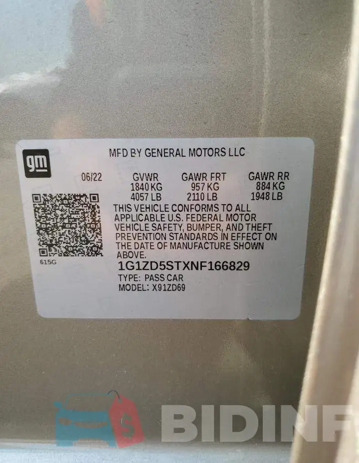 1G1ZD5STXNF166829 Photo# 12