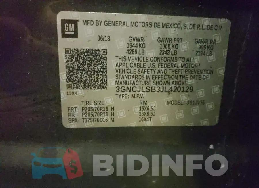 3GNCJLSB3JL420129 Photo# 12