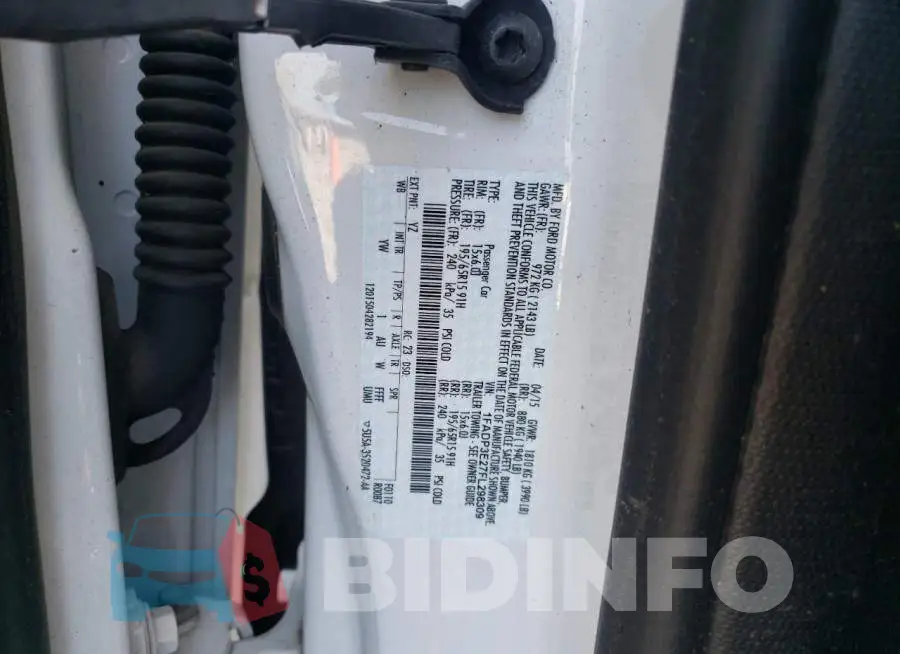 1FADP3E27FL298309 Photo# 12