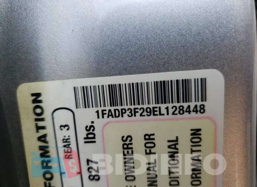 1FADP3F29EL128448 Photo# 12