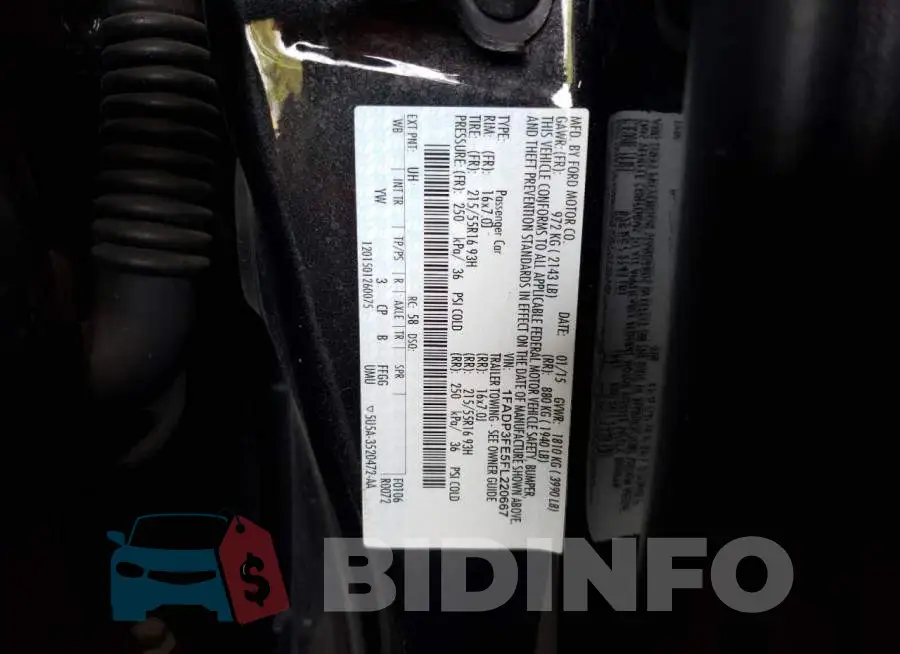 1FADP3FE5FL220667 Photo# 12