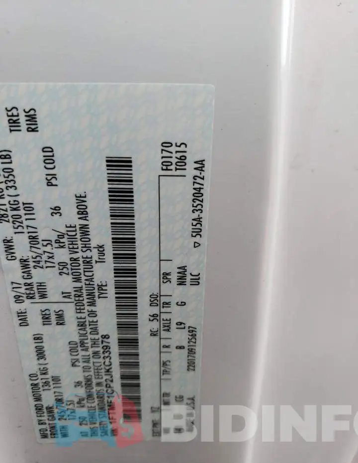 1FTMF1CP2JKC33978 Photo# 12
