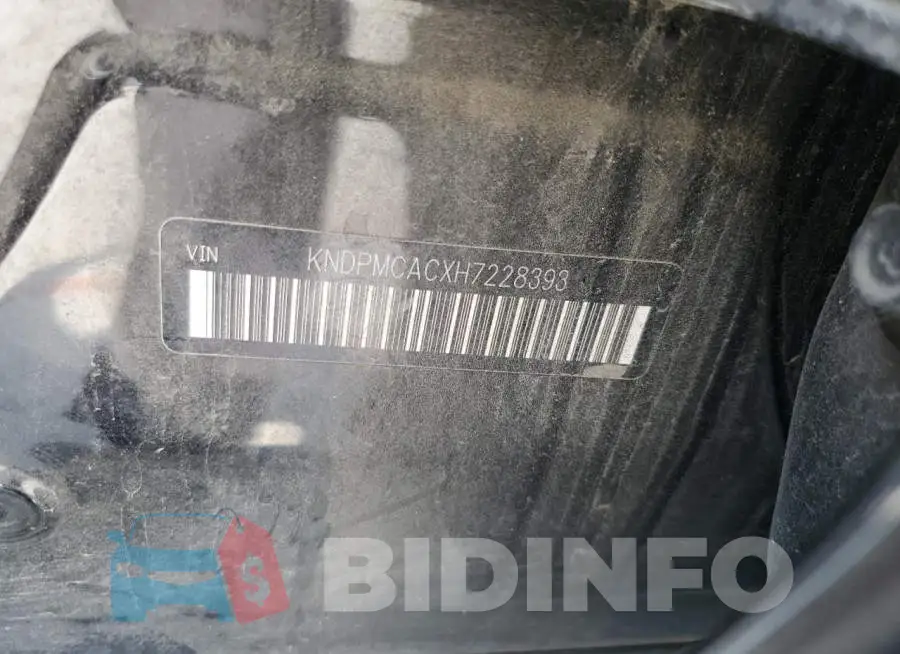 KNDPMCACXH7228393 Photo# 12