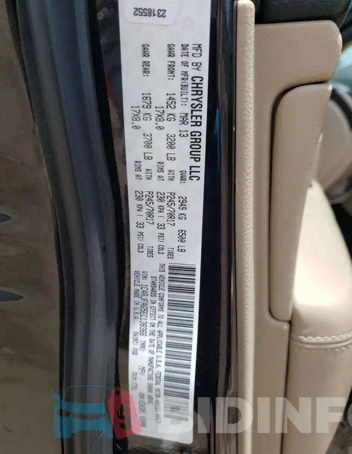 1C4RJFAG5EC138366 Photo# 12