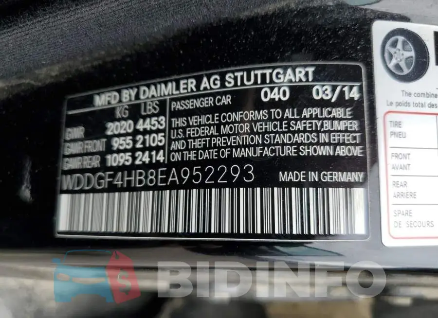 WDDGF4HB8EA952293 Photo# 12