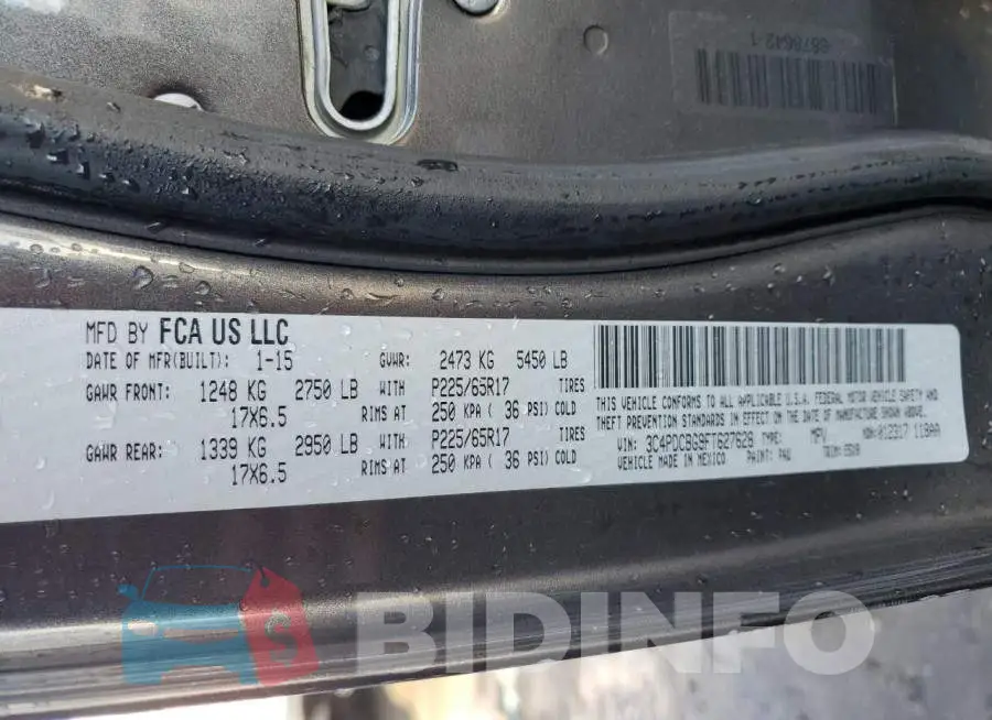 3C4PDCBG9FT627628 Photo# 13
