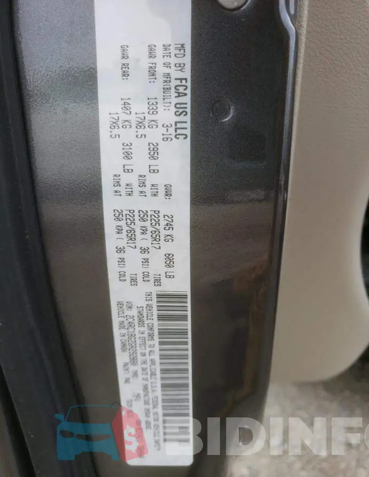 2C4RC1BG2GR292880 Photo# 12
