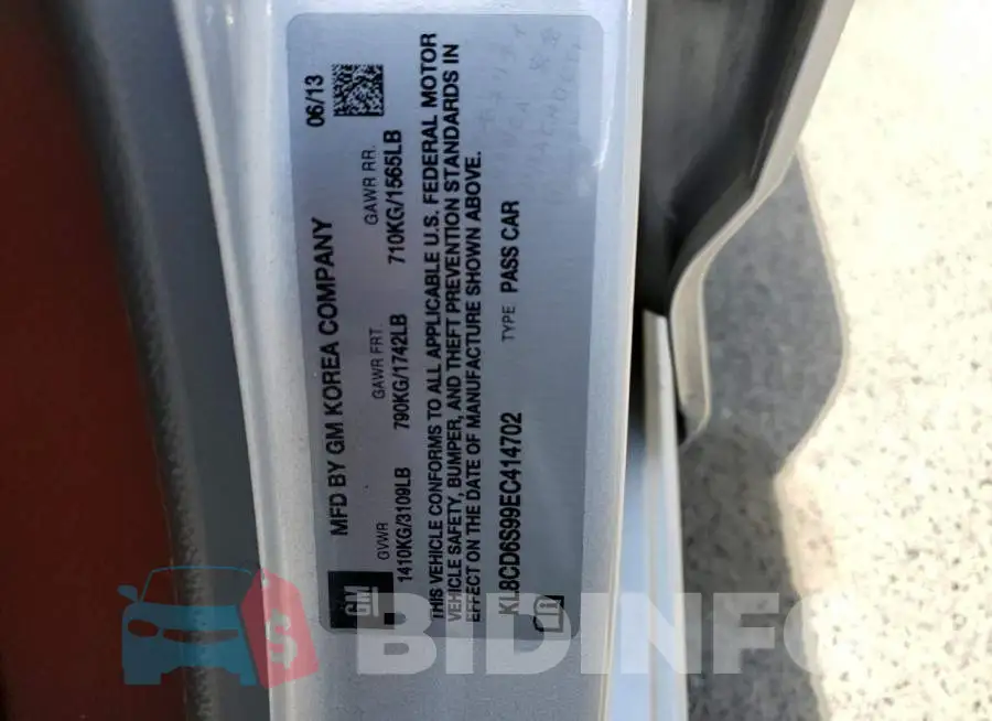KL8CD6S99EC414702 Photo# 12