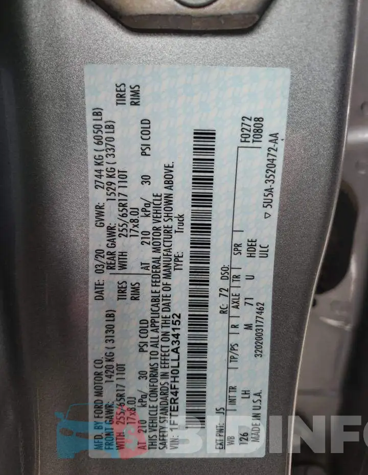 1FTER4FH0LLA34152 Photo# 12