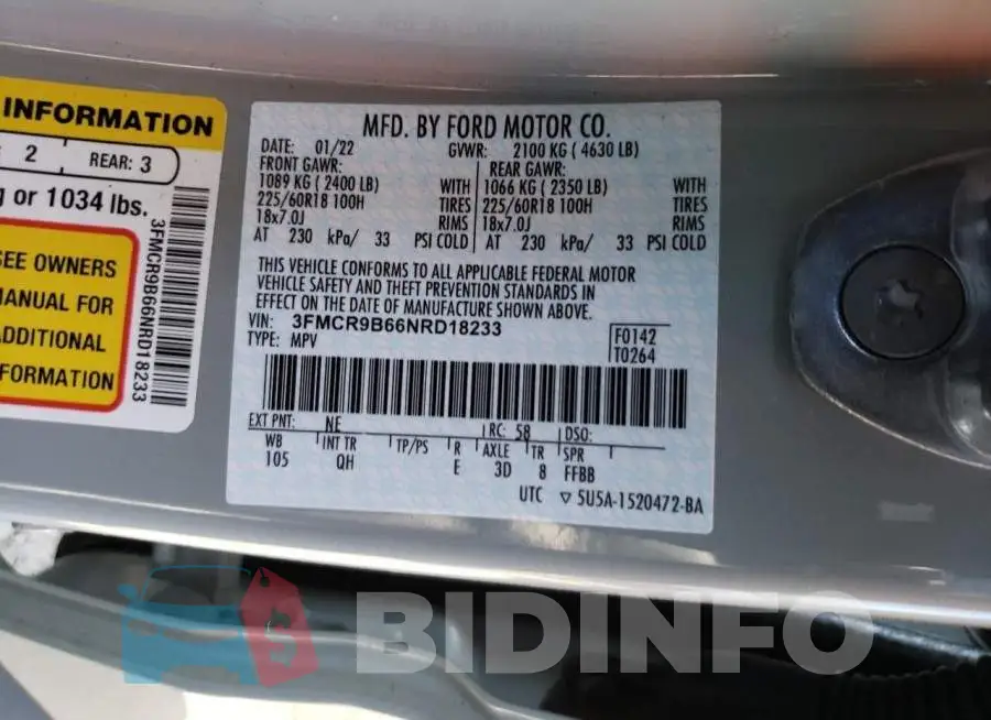 3FMCR9B66NRD18233 Photo# 12