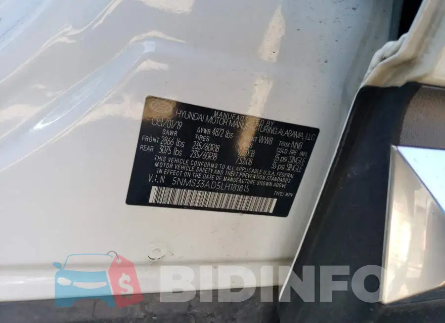 5NMS33AD5LH181815 Photo# 13