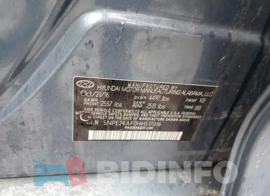 5NPE24AF0HH517016 Photo# 12