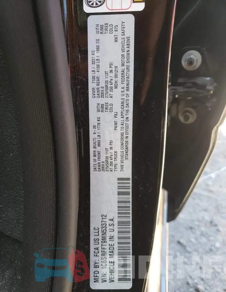 1C6SRFFT9MN533712 Photo# 12