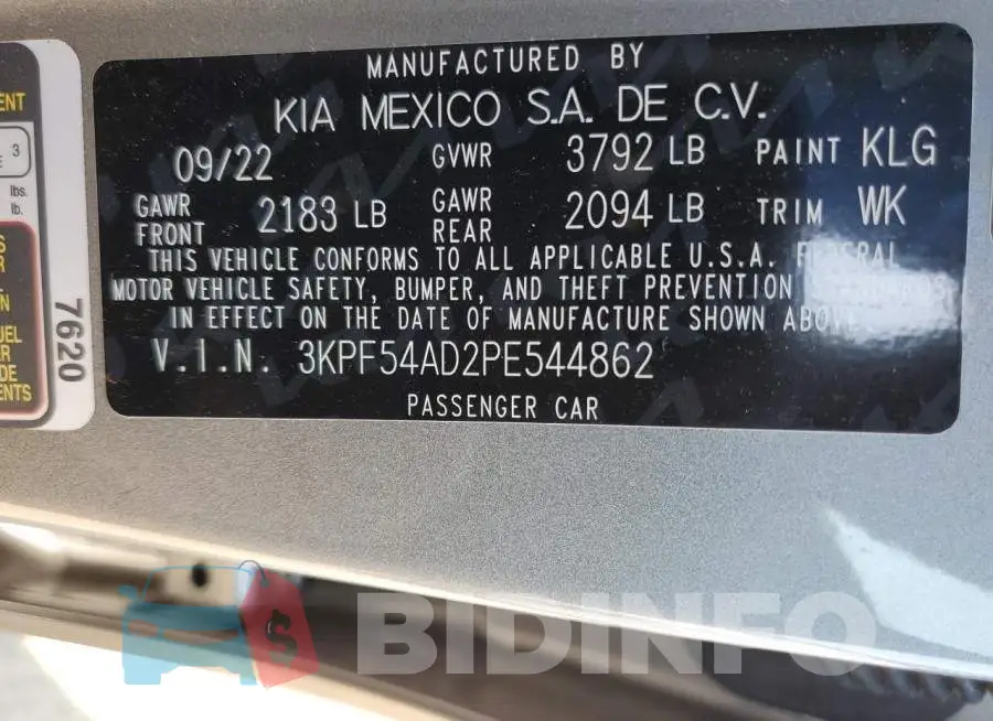 3KPF54AD2PE544862 Photo# 12