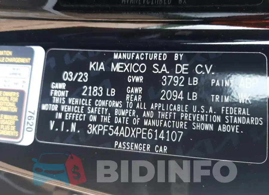 3KPF54ADXPE614107 Photo# 12