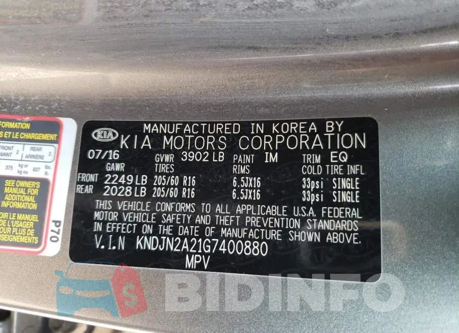 KNDJN2A21G7400880 Photo# 12