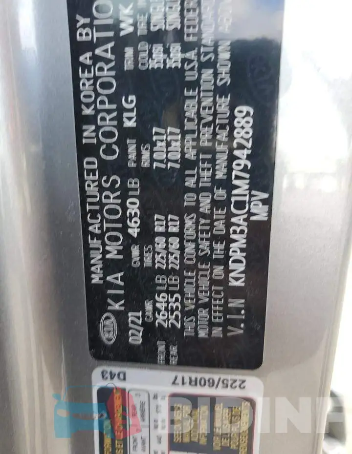 KNDPM3AC1M7942889 Photo# 13