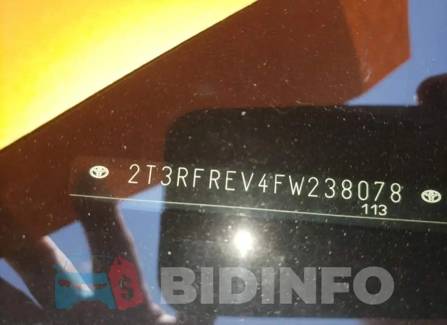 2T3RFREV4FW238078 Photo# 13