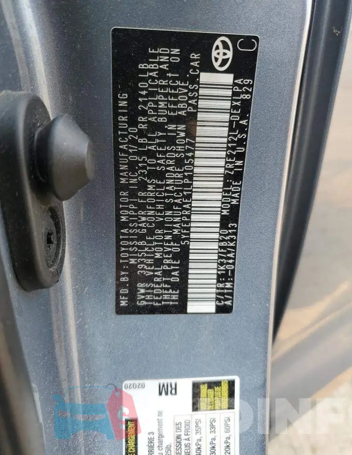 5YFEPRAE1LP105477 Photo# 12