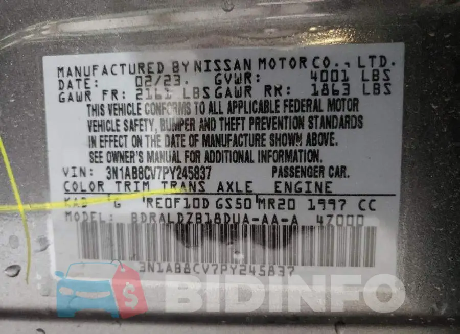 3N1AB8CV7PY245837 Photo# 12
