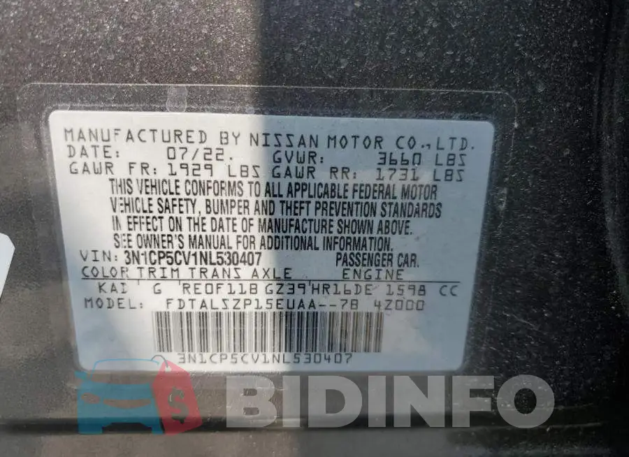 3N1CP5CV1NL530407 Photo# 14
