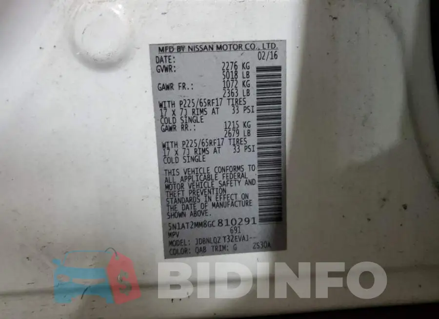 5N1AT2MM8GC810291 Photo# 13