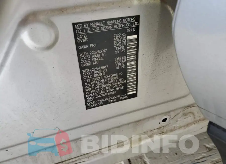 KNMAT2MV7GP667582 Photo# 12