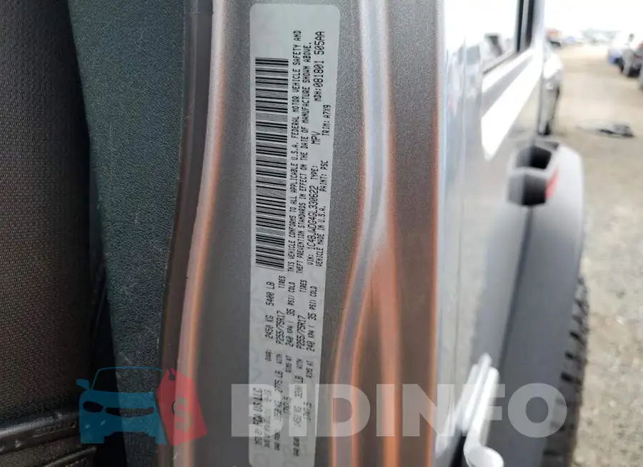 1C4BJWDG4GL330622 Photo# 12