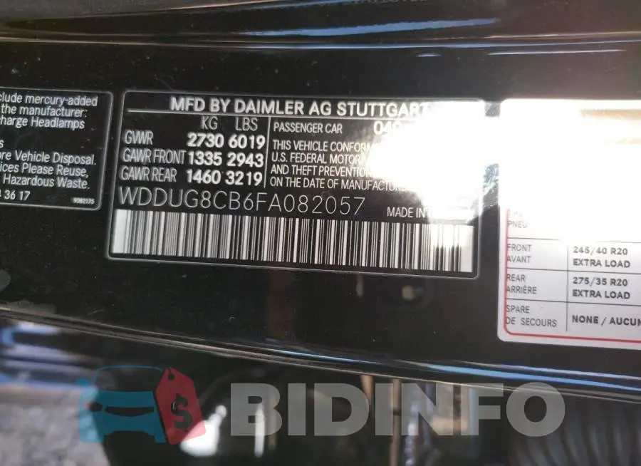 WDDUG8CB6FA082057 Photo# 12