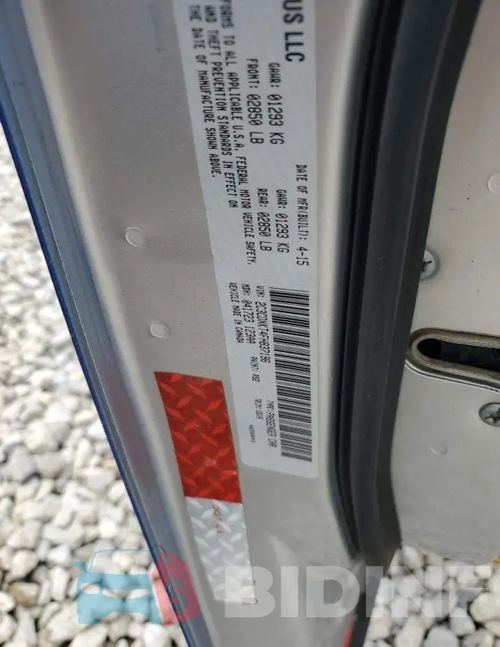2C3CDXKT4FH837196 Photo# 12